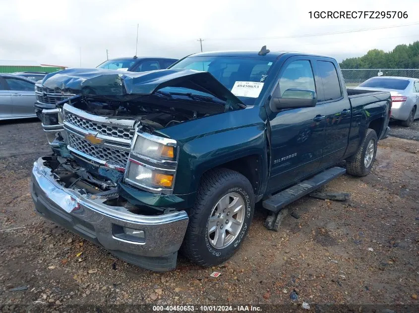 2015 Chevrolet Silverado C1500 Lt VIN: 1GCRCREC7FZ295706 Lot: 40450653