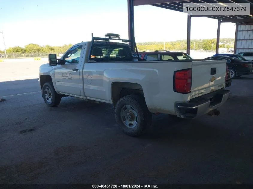 2015 Chevrolet Silverado 2500Hd Wt VIN: 1GC0CUEGXFZ547379 Lot: 40451728