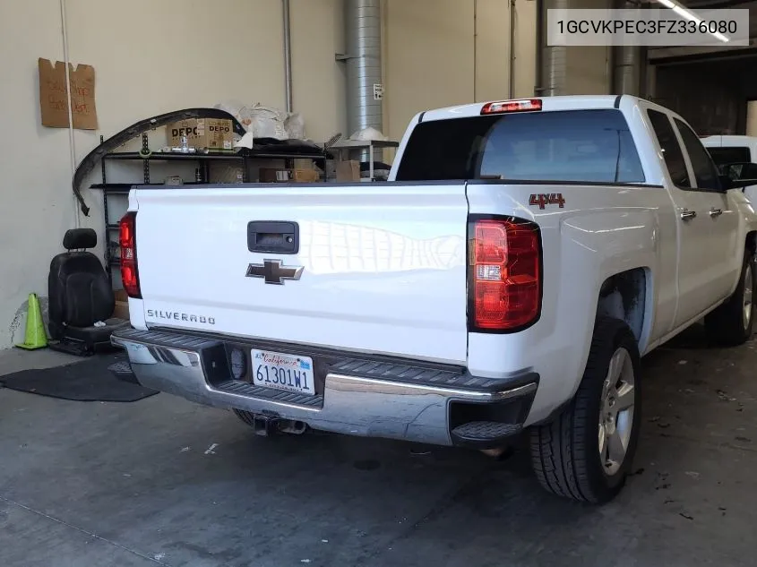 2015 Chevrolet Silverado K1500 VIN: 1GCVKPEC3FZ336080 Lot: 40452178