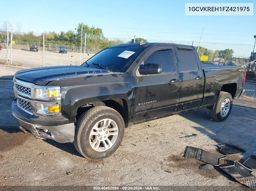 2015 Chevrolet Silverado 1500 K1500 Lt VIN: 1GCVKREH1FZ421975 Lot: 40452894