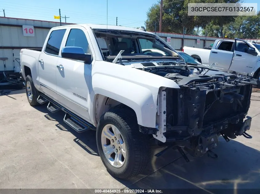 2015 Chevrolet Silverado 1500 2Lz VIN: 3GCPCSEC7FG132567 Lot: 40454928