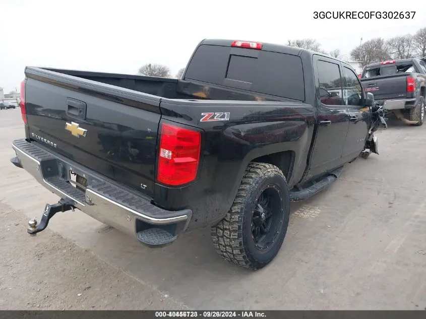 2015 Chevrolet Silverado 1500 2Lt VIN: 3GCUKREC0FG302637 Lot: 40456723