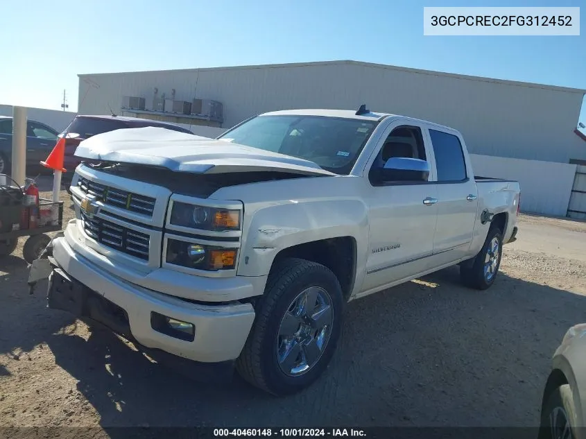 3GCPCREC2FG312452 2015 Chevrolet Silverado 1500 C1500 Lt