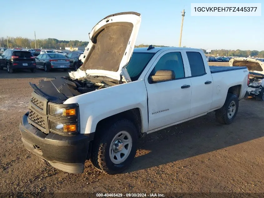 2015 Chevrolet Silverado 1500 K1500 VIN: 1GCVKPEH7FZ445377 Lot: 40465429