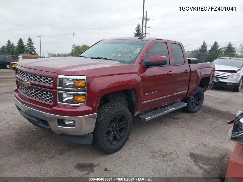 1GCVKREC7FZ401041 2015 Chevrolet Silverado K1500 Lt