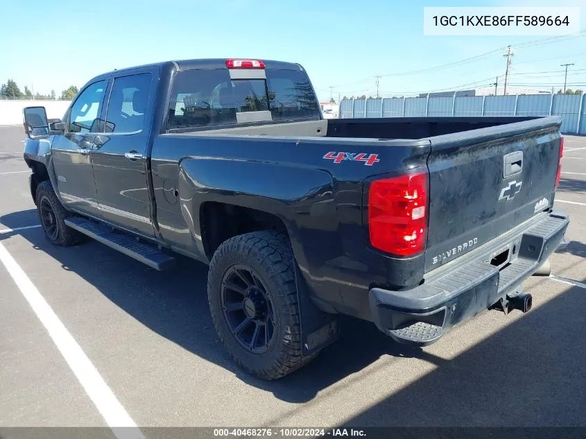 2015 Chevrolet Silverado 2500Hd High Country VIN: 1GC1KXE86FF589664 Lot: 40468276