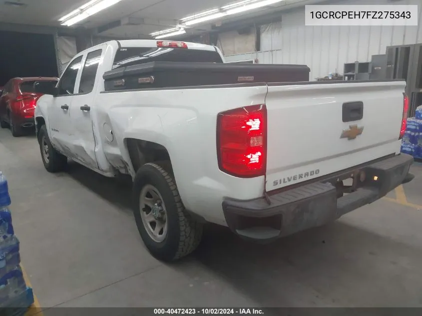 1GCRCPEH7FZ275343 2015 Chevrolet Silverado 1500 C1500