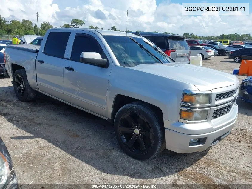 2015 Chevrolet Silverado 1500 1Lt VIN: 3GCPCREC3FG228141 Lot: 40473235