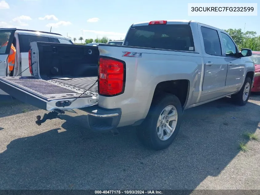 2015 Chevrolet Silverado 1500 2Lt VIN: 3GCUKREC7FG232599 Lot: 40477175