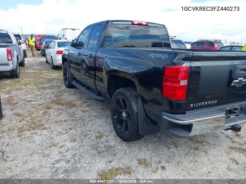 2015 Chevrolet Silverado 1500 1Lt VIN: 1GCVKREC3FZ440273 Lot: 40477250