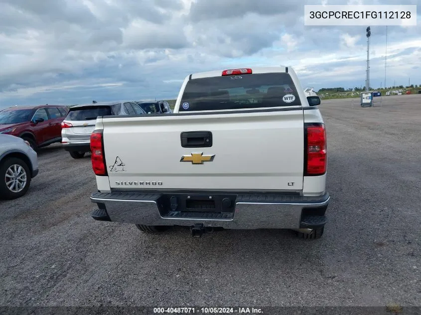 2015 Chevrolet Silverado 1500 C1500 Lt VIN: 3GCPCREC1FG112128 Lot: 40487071