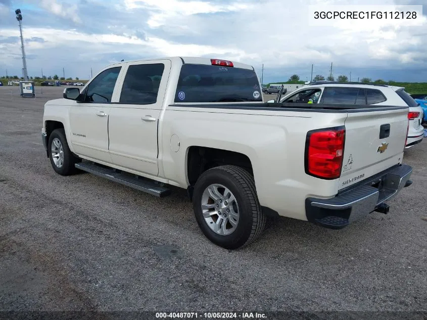 2015 Chevrolet Silverado 1500 C1500 Lt VIN: 3GCPCREC1FG112128 Lot: 40487071