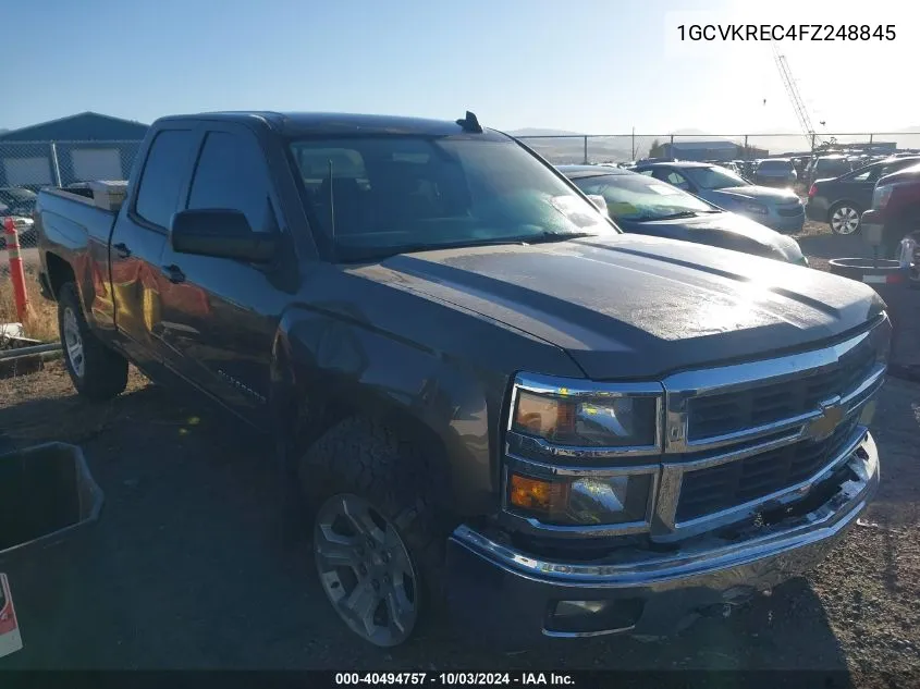 2015 Chevrolet Silverado 1500 2Lt VIN: 1GCVKREC4FZ248845 Lot: 40494757