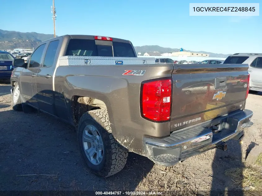 2015 Chevrolet Silverado 1500 2Lt VIN: 1GCVKREC4FZ248845 Lot: 40494757