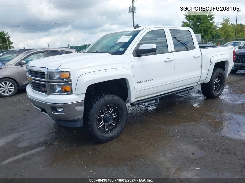 2015 Chevrolet Silverado 1500 2Lt VIN: 3GCPCREC9FG208105 Lot: 40498798