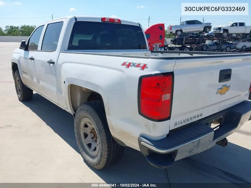 2015 Chevrolet Silverado 1500 Ls VIN: 3GCUKPEC6FG332469 Lot: 40499041