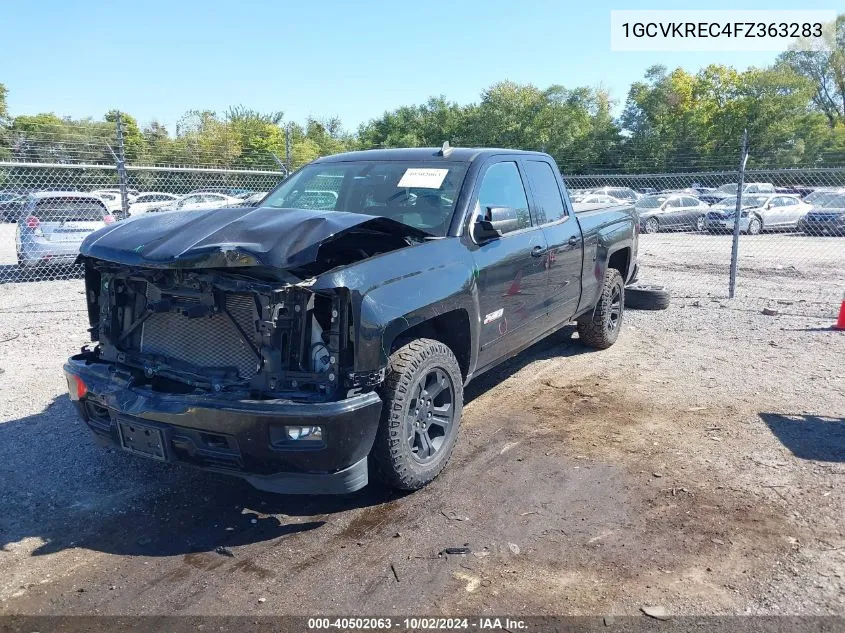 2015 Chevrolet Silverado 1500 2Lt VIN: 1GCVKREC4FZ363283 Lot: 40502063