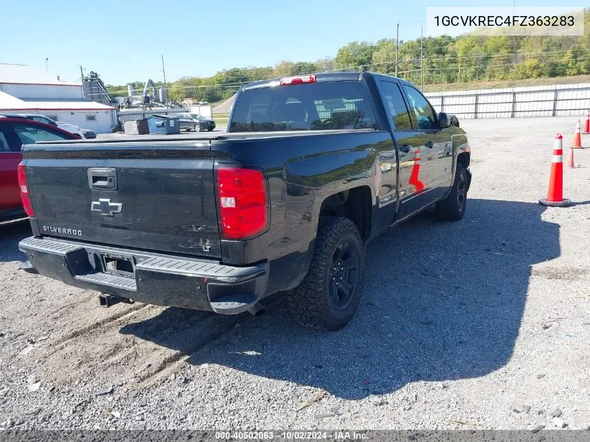 2015 Chevrolet Silverado 1500 2Lt VIN: 1GCVKREC4FZ363283 Lot: 40502063