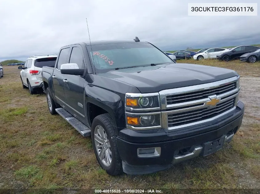 2015 Chevrolet Silverado K1500 High Country VIN: 3GCUKTEC3FG361176 Lot: 40515525