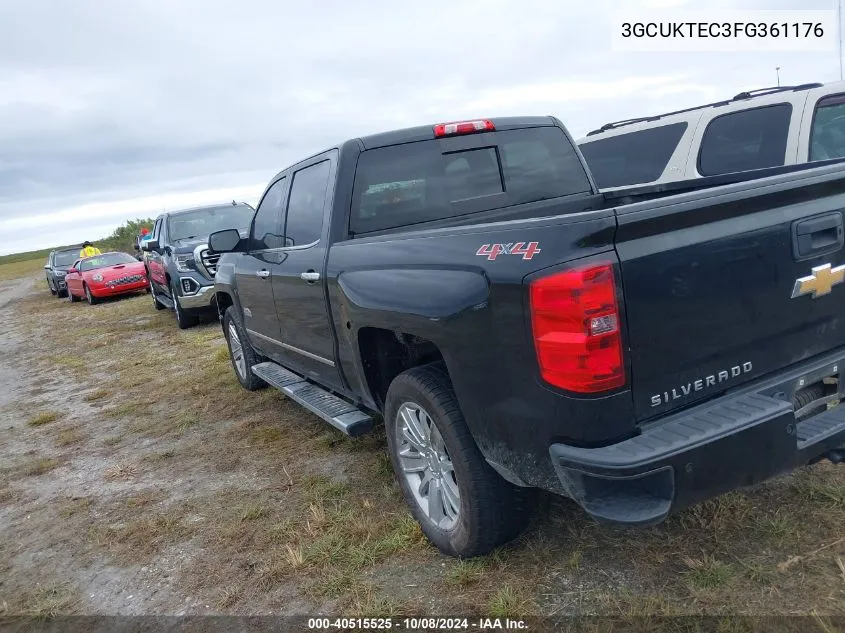 2015 Chevrolet Silverado K1500 High Country VIN: 3GCUKTEC3FG361176 Lot: 40515525