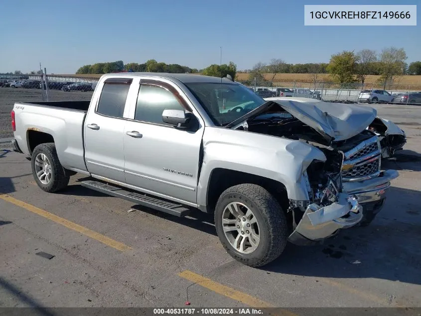 2015 Chevrolet Silverado 1500 1Lt VIN: 1GCVKREH8FZ149666 Lot: 40531787