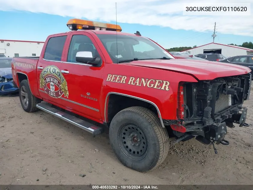 3GCUKSECXFG110620 2015 Chevrolet Silverado 1500 1Lz