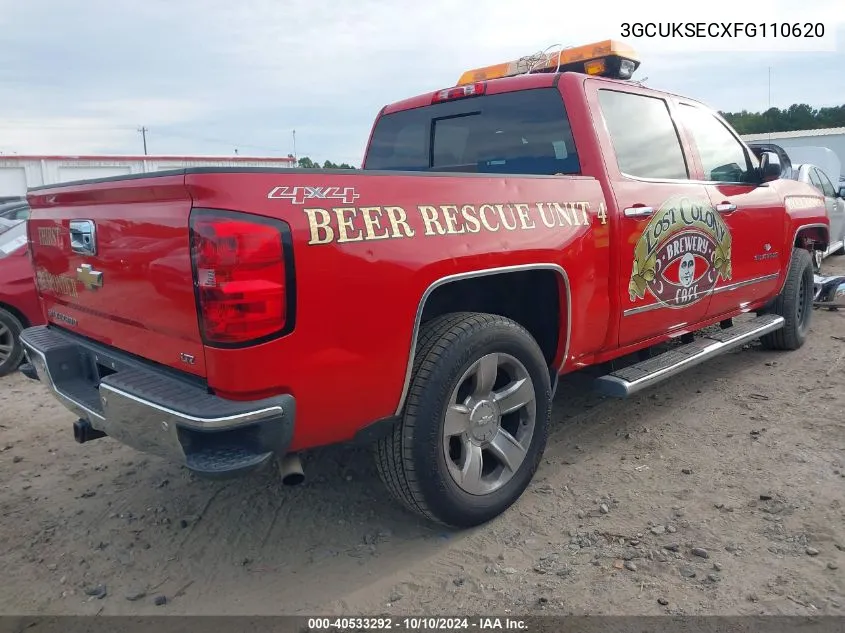 2015 Chevrolet Silverado 1500 1Lz VIN: 3GCUKSECXFG110620 Lot: 40533292