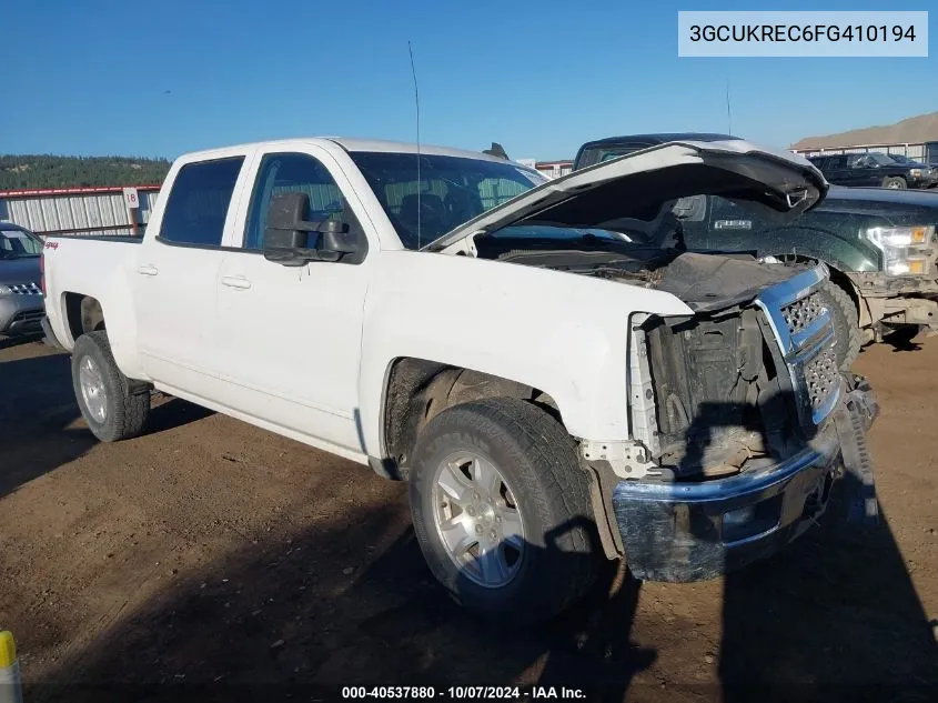 2015 Chevrolet Silverado 1500 1Lt/2Lt VIN: 3GCUKREC6FG410194 Lot: 40537880