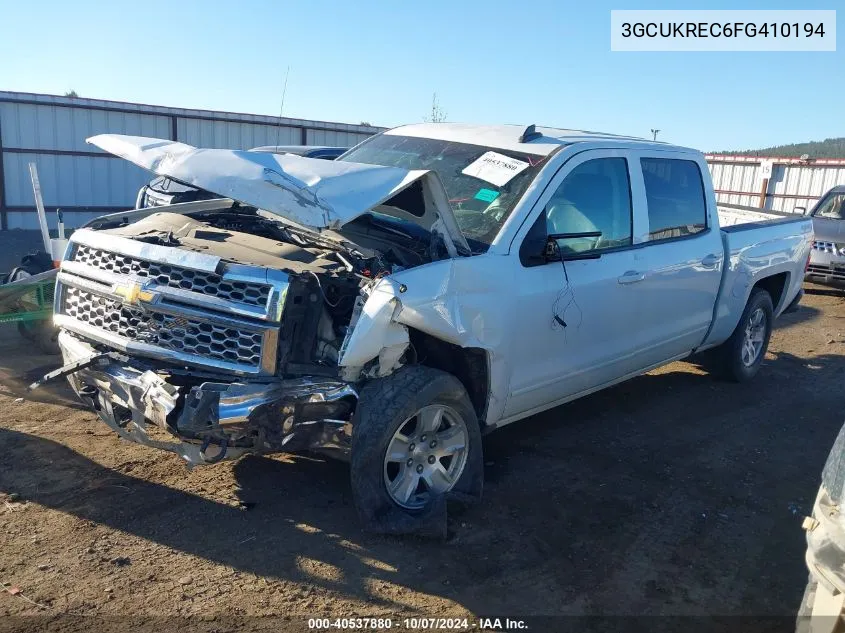 2015 Chevrolet Silverado 1500 1Lt/2Lt VIN: 3GCUKREC6FG410194 Lot: 40537880