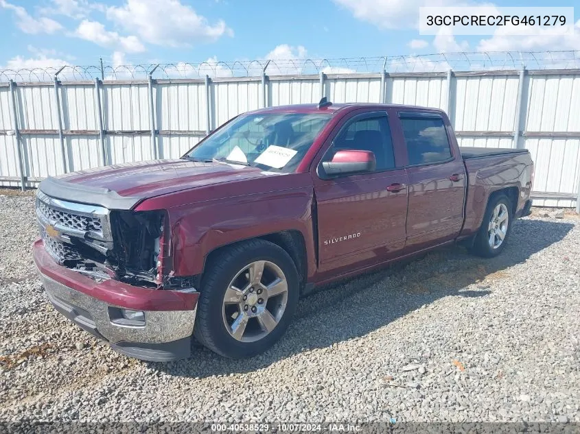 3GCPCREC2FG461279 2015 Chevrolet Silverado 1500 1Lt