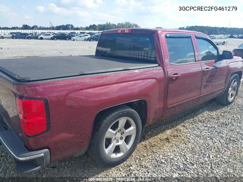 2015 Chevrolet Silverado 1500 1Lt VIN: 3GCPCREC2FG461279 Lot: 40538529