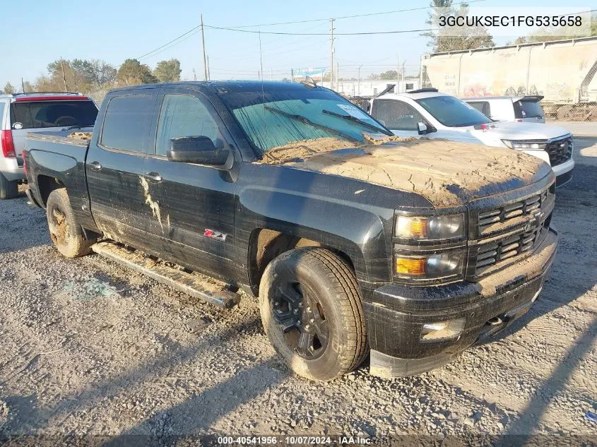 3GCUKSEC1FG535658 2015 Chevrolet Silverado K1500 Ltz