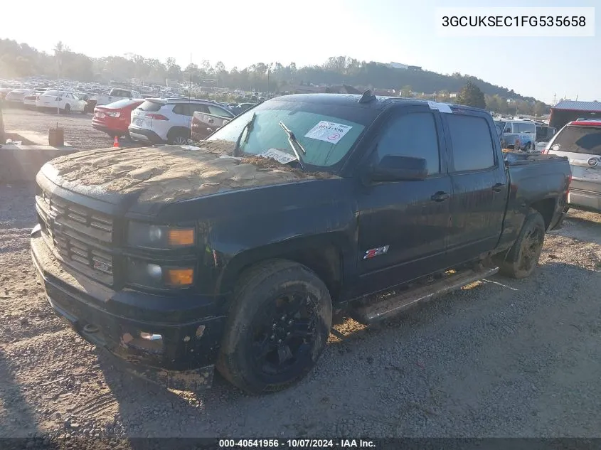 3GCUKSEC1FG535658 2015 Chevrolet Silverado K1500 Ltz