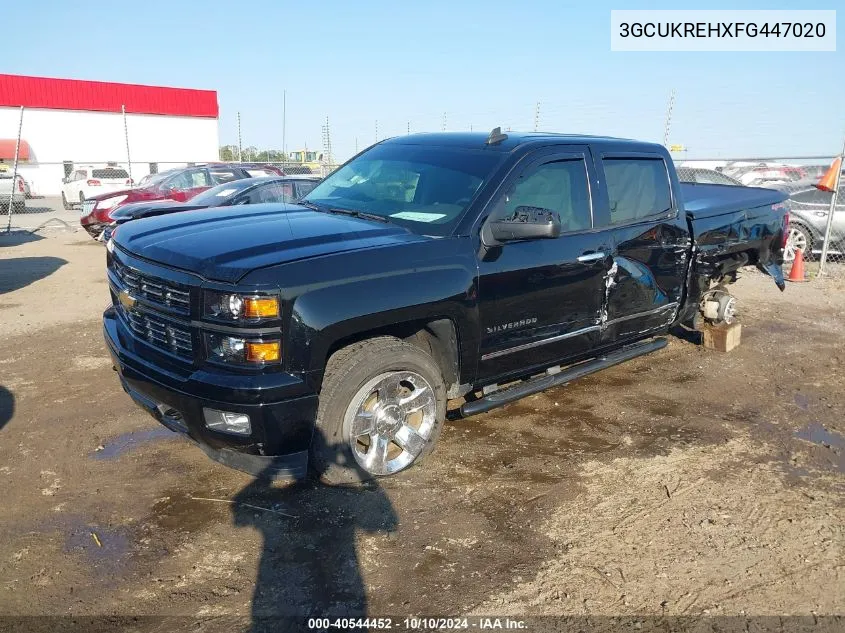 3GCUKREHXFG447020 2015 Chevrolet Silverado 1500 1Lt