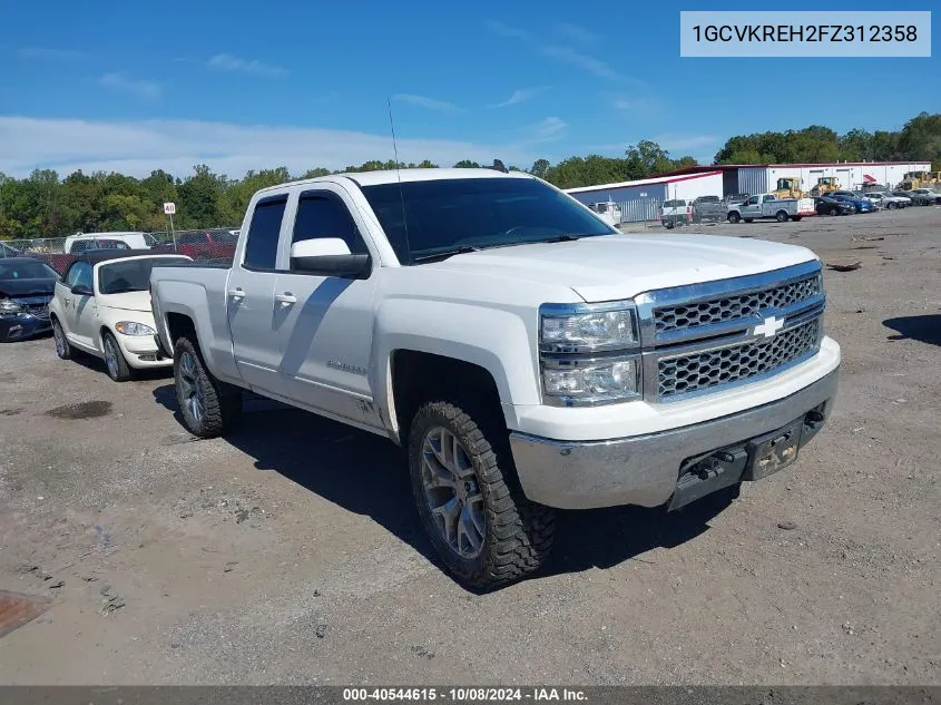 2015 Chevrolet Silverado 1500 1Lt VIN: 1GCVKREH2FZ312358 Lot: 40544615