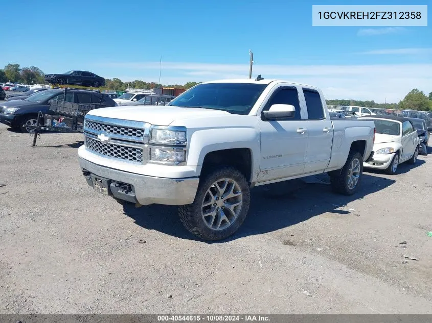 1GCVKREH2FZ312358 2015 Chevrolet Silverado 1500 1Lt