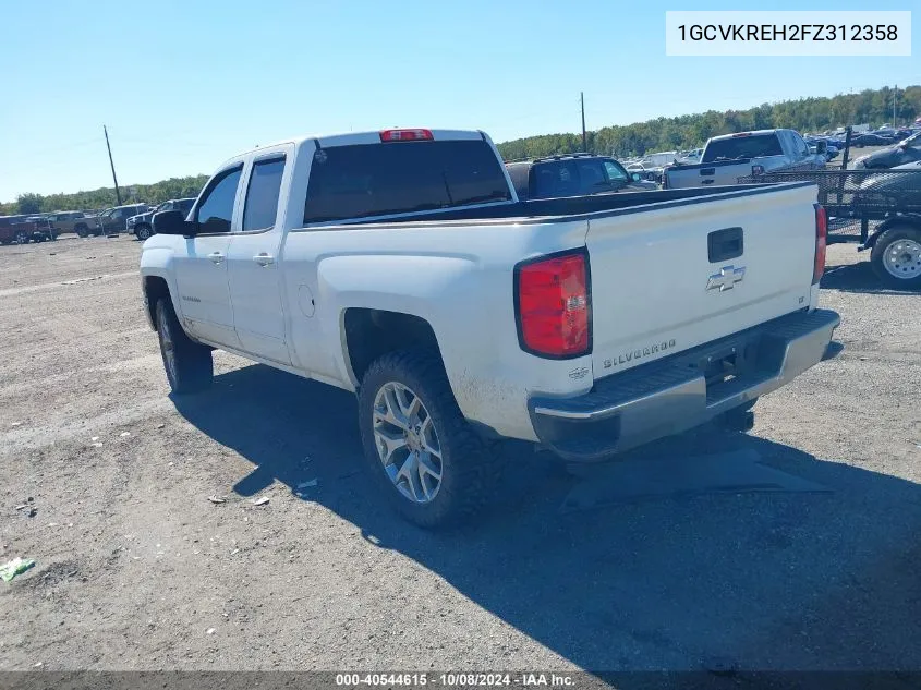 2015 Chevrolet Silverado 1500 1Lt VIN: 1GCVKREH2FZ312358 Lot: 40544615