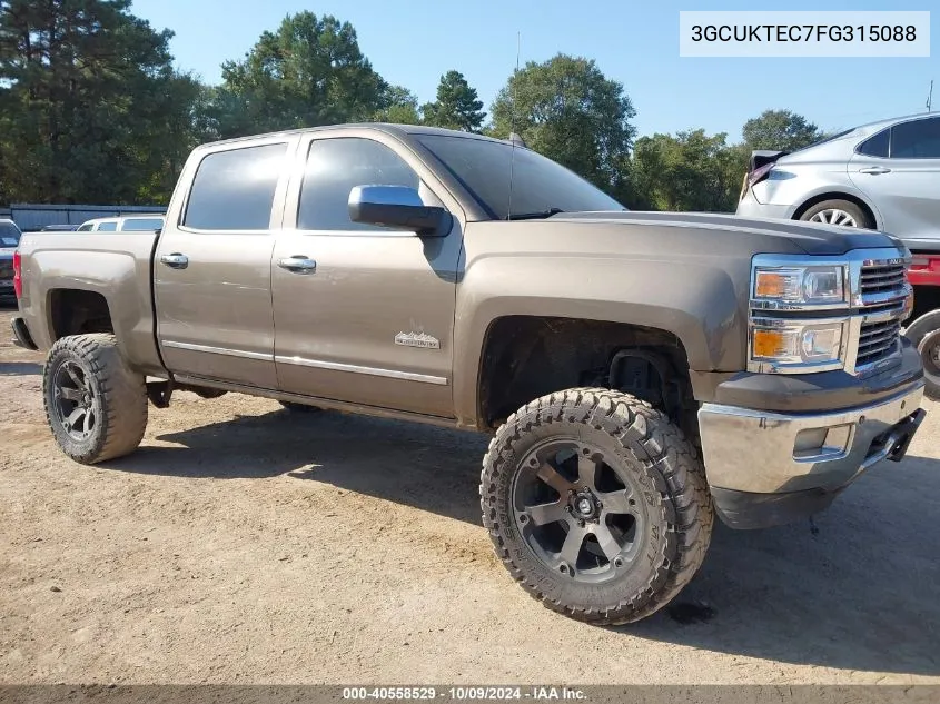 2015 Chevrolet Silverado 1500 High Country VIN: 3GCUKTEC7FG315088 Lot: 40558529