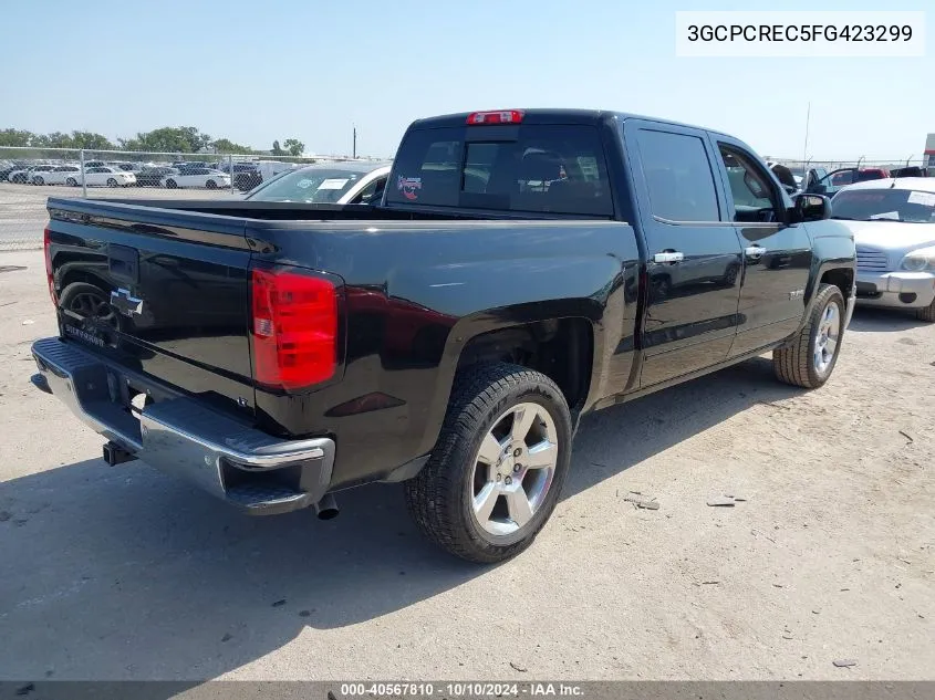 2015 Chevrolet Silverado 1500 1Lt VIN: 3GCPCREC5FG423299 Lot: 40567810