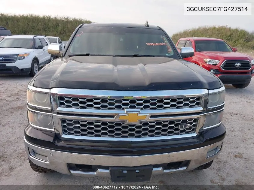 2015 Chevrolet Silverado 1500 1Lz VIN: 3GCUKSEC7FG427514 Lot: 40627717