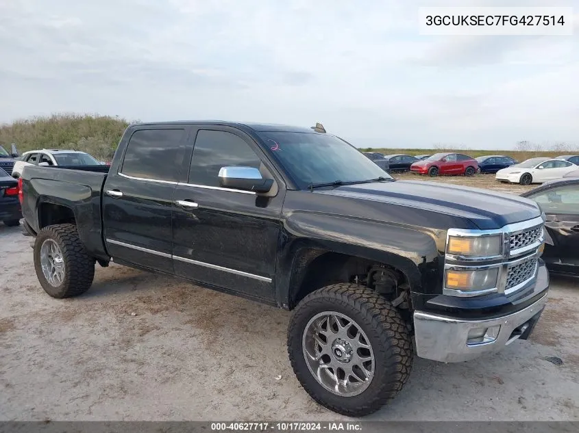 2015 Chevrolet Silverado 1500 1Lz VIN: 3GCUKSEC7FG427514 Lot: 40627717