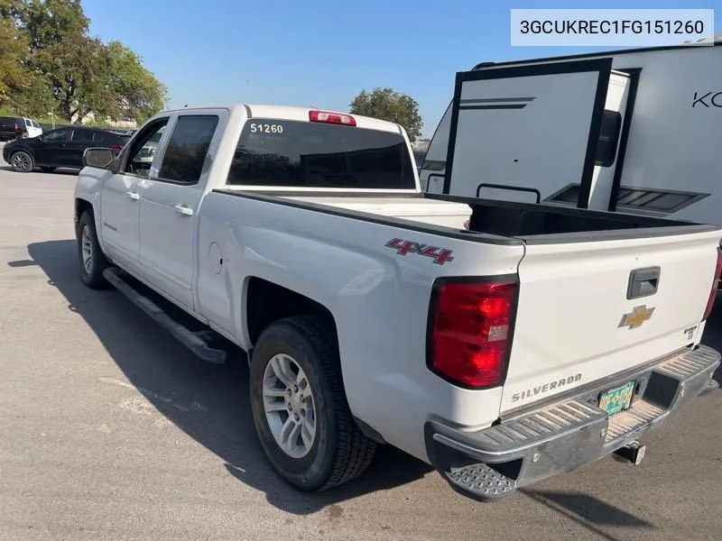 2015 Chevrolet Silverado 1500 1Lt VIN: 3GCUKREC1FG151260 Lot: 40632461