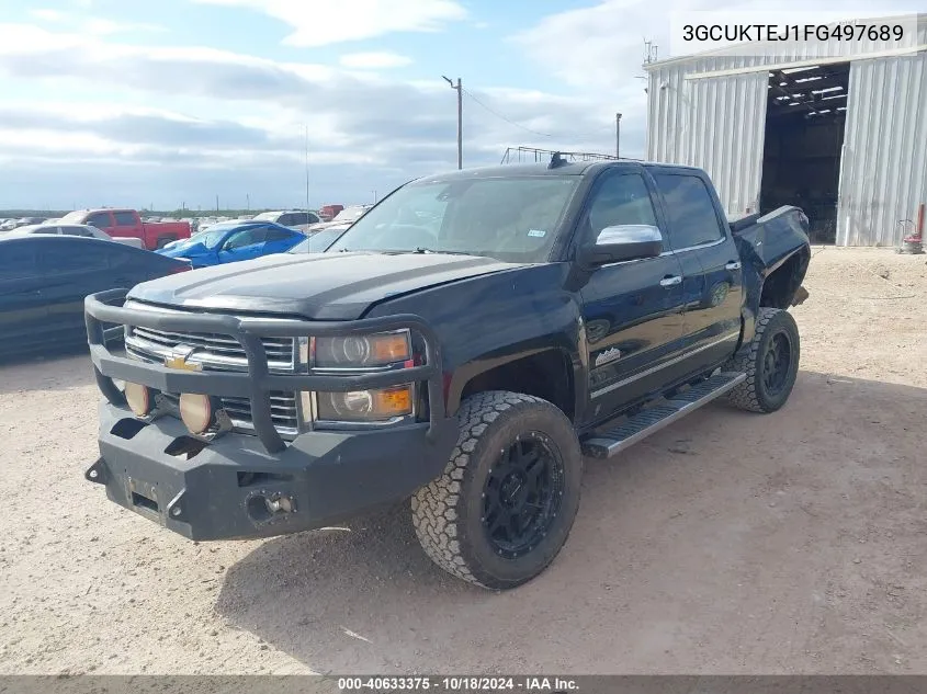 3GCUKTEJ1FG497689 2015 Chevrolet Silverado 1500 High Country