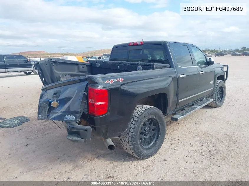 3GCUKTEJ1FG497689 2015 Chevrolet Silverado 1500 High Country