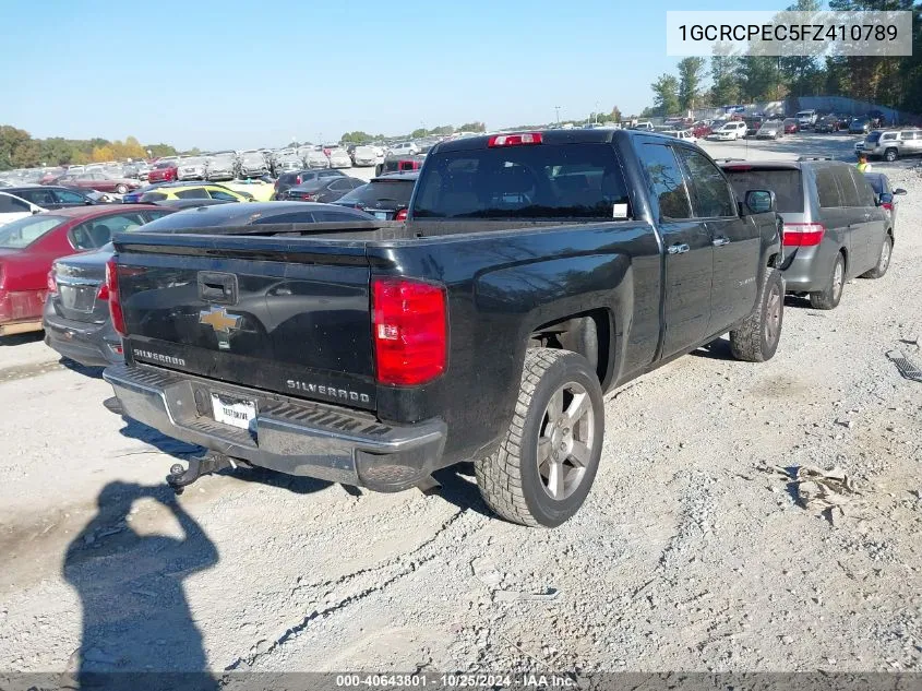 2015 Chevrolet Silverado 1500 Ls VIN: 1GCRCPEC5FZ410789 Lot: 40643801