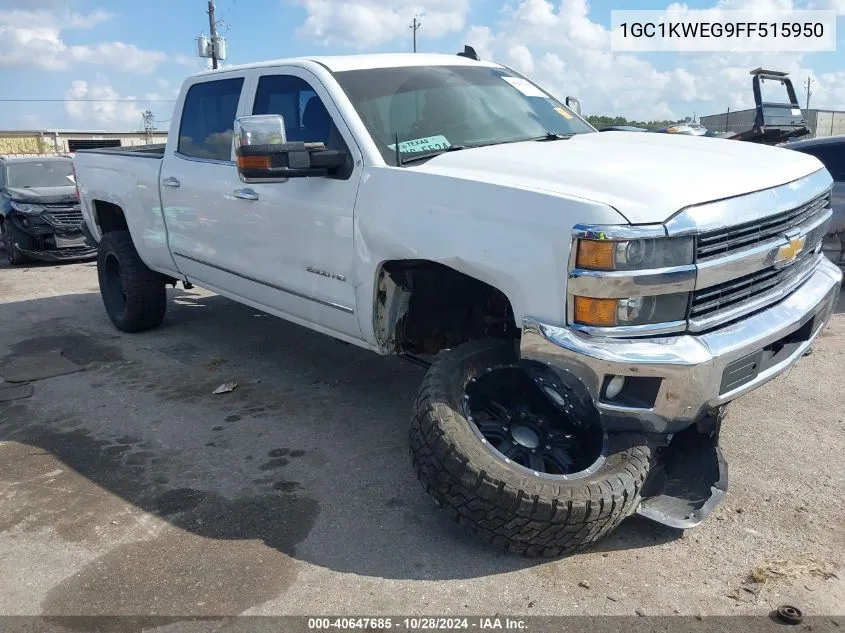 2015 Chevrolet Silverado 2500Hd Ltz VIN: 1GC1KWEG9FF515950 Lot: 40647685