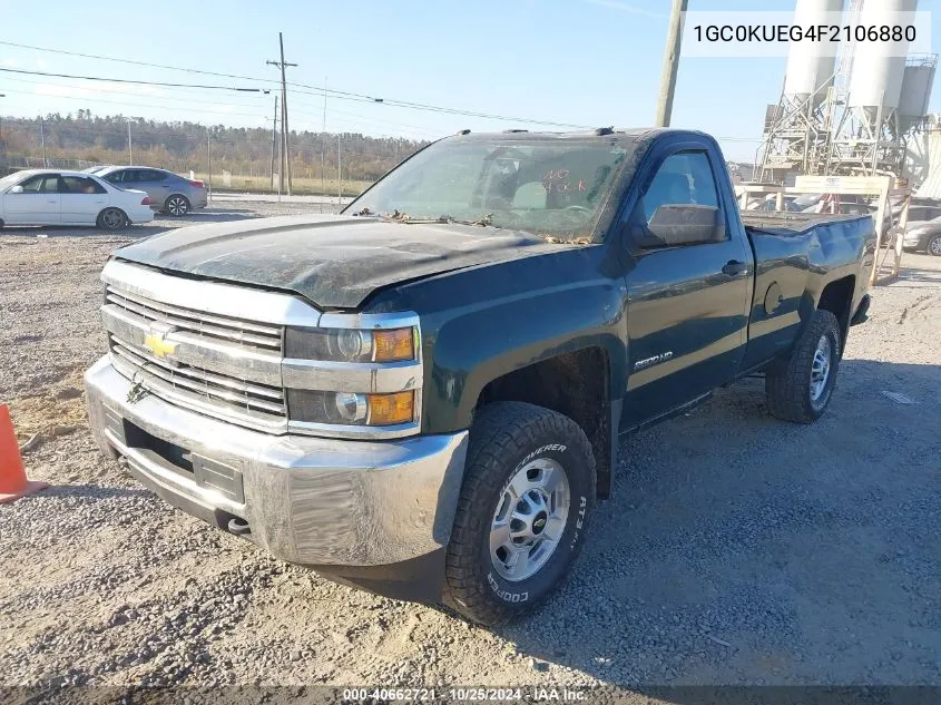 2015 Chevrolet Silverado 2500Hd Wt VIN: 1GC0KUEG4F2106880 Lot: 40662721