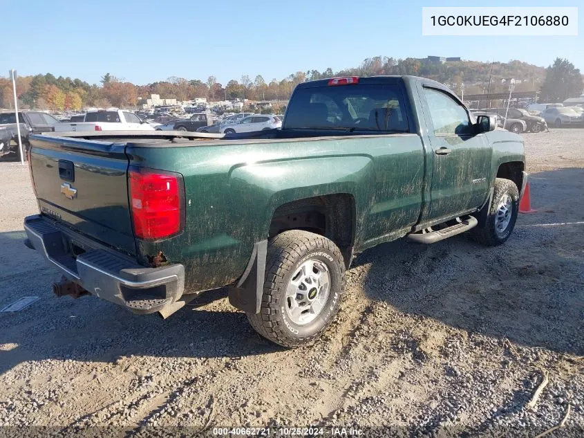 2015 Chevrolet Silverado 2500Hd Wt VIN: 1GC0KUEG4F2106880 Lot: 40662721