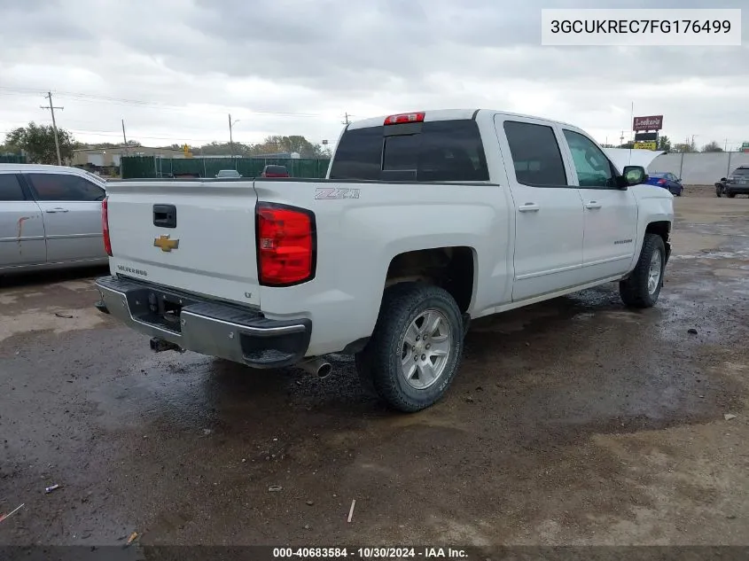 2015 Chevrolet Silverado 1500 1Lt VIN: 3GCUKREC7FG176499 Lot: 40683584