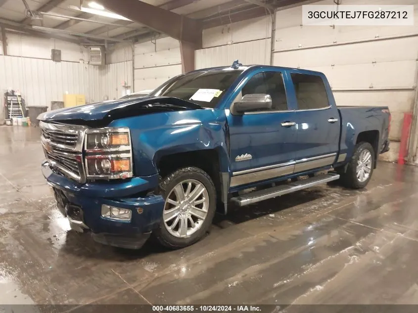 3GCUKTEJ7FG287212 2015 Chevrolet Silverado 1500 High Country